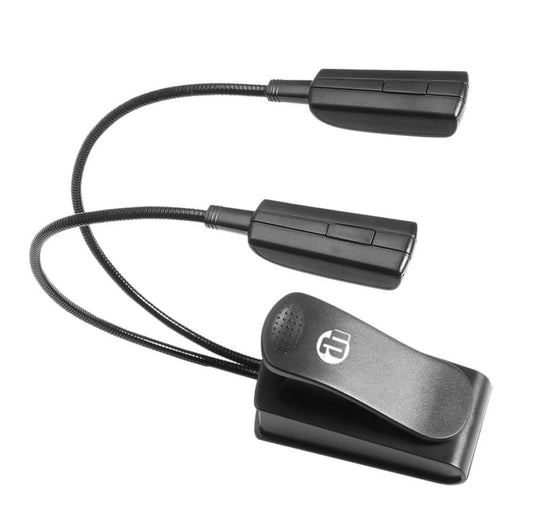 Adam Hall Stands SLED2PRO LED light designed for use with music stands, providing illumination for sheet music.