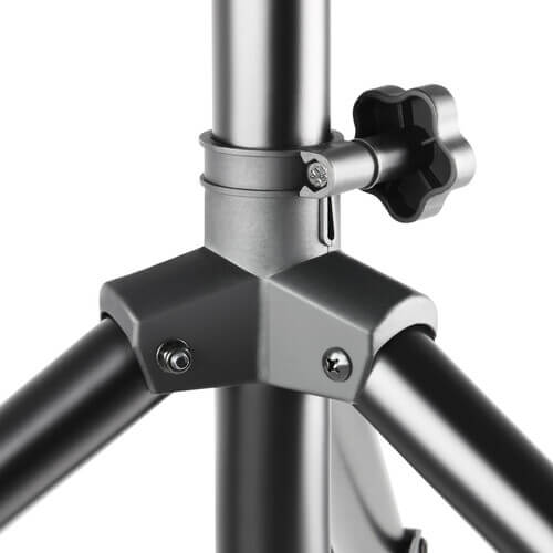 ADAM HALL STANDS SPS023SET - Complete Speaker Stand Set with Carry Bag, featuring two speaker stands.
