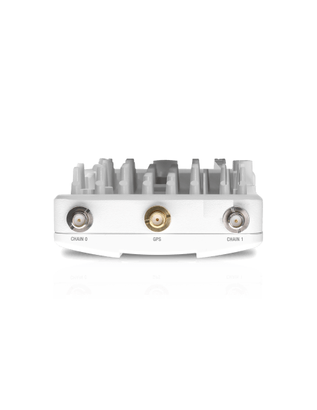 Ubiquiti UISP airFiber 5XHD 5GHz Radio with POE injector, detailed view.