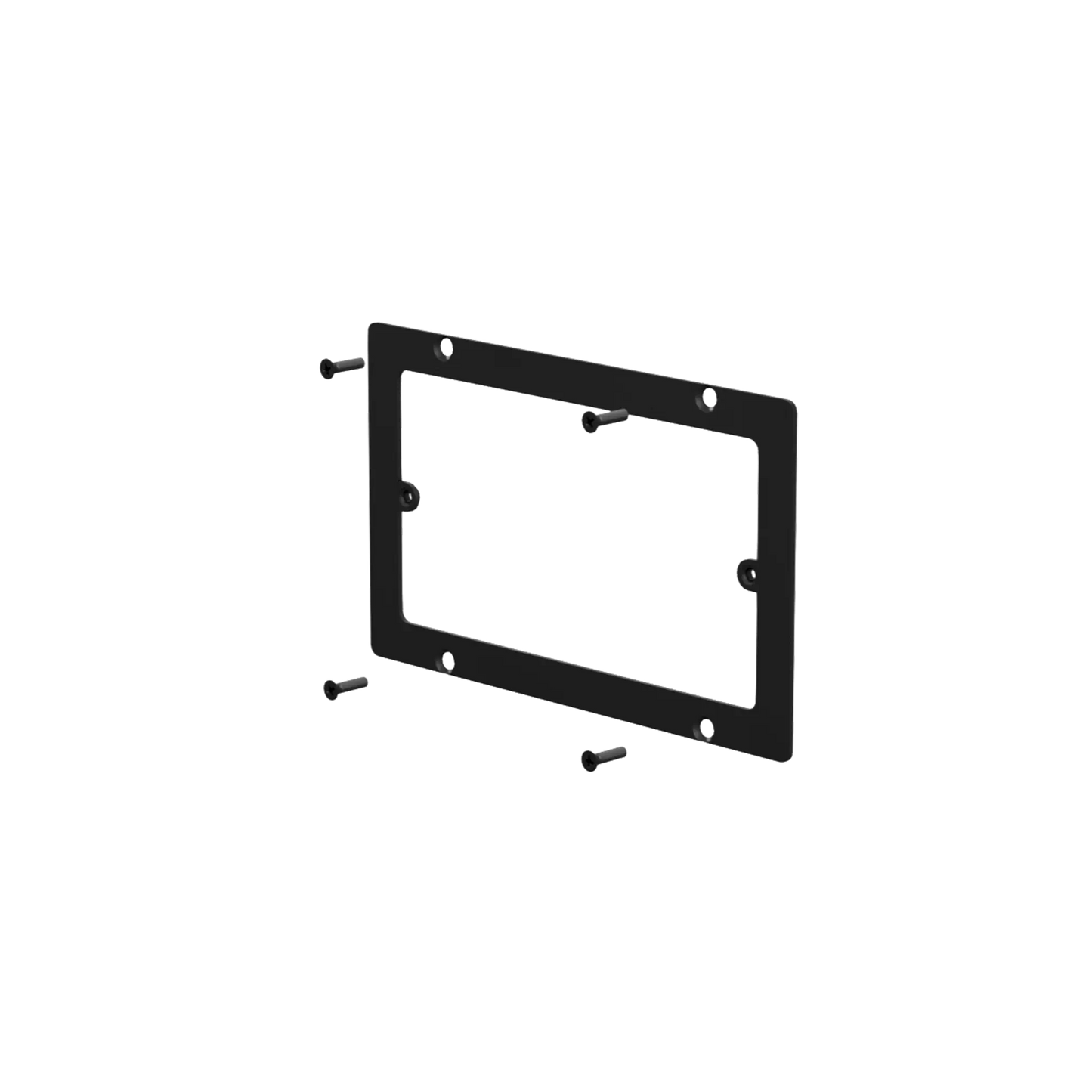AUDAC WB50/AF Adapter Frame designed for 3-gang US standard wall boxes, showcasing its sleek design and functionality.
