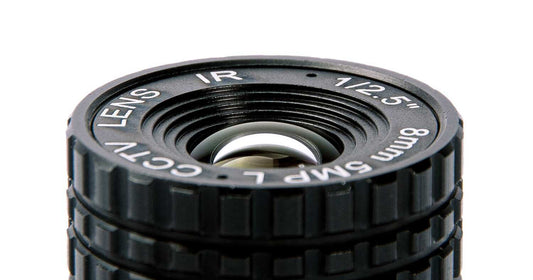 AIDA Imaging CS-8.0F 8mm 5 Mega Pixel CS Mount Lens designed for high performance with HD cameras.