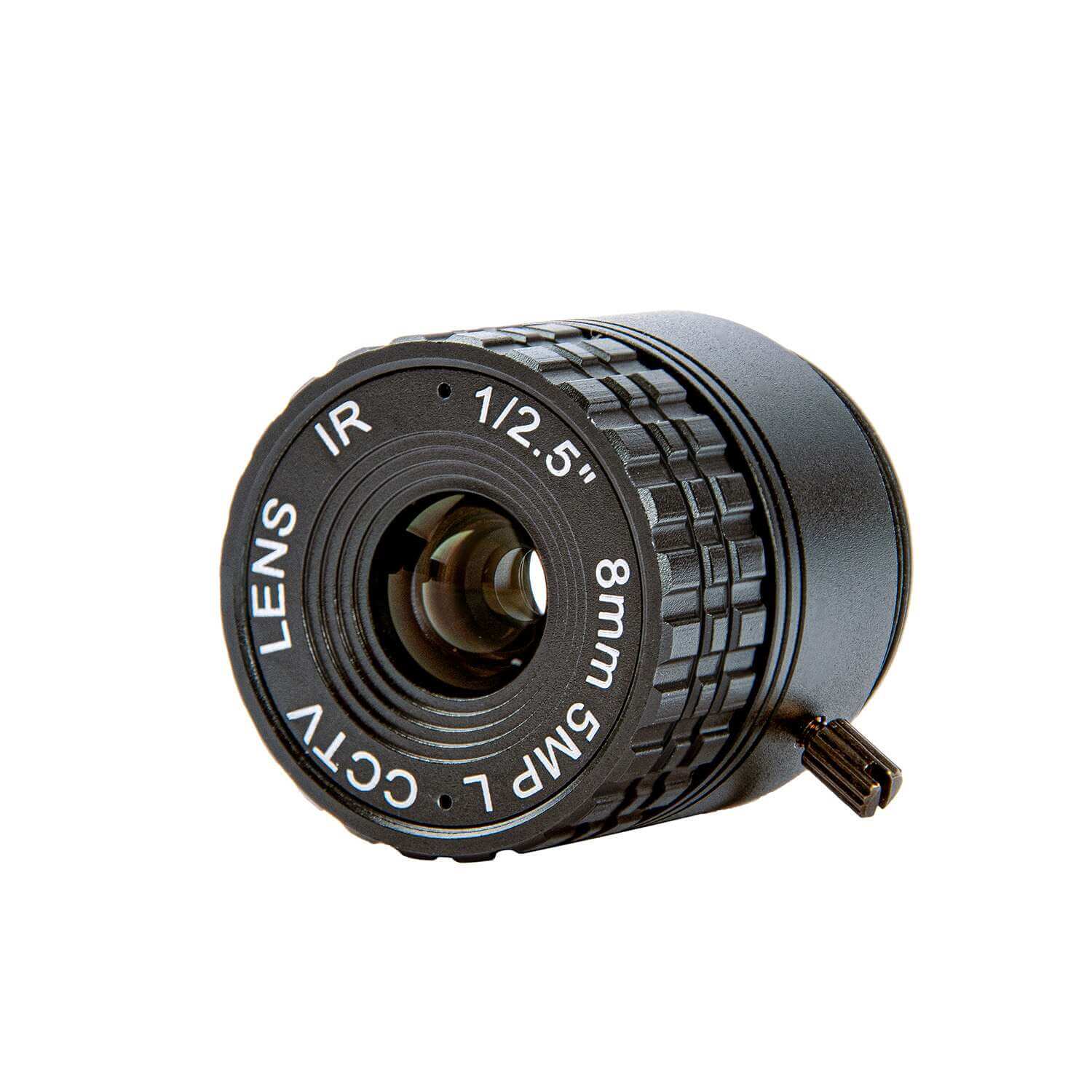 AIDA Imaging CS-8.0F 8mm 5 Mega Pixel CS Mount Lens designed for high performance with HD cameras.