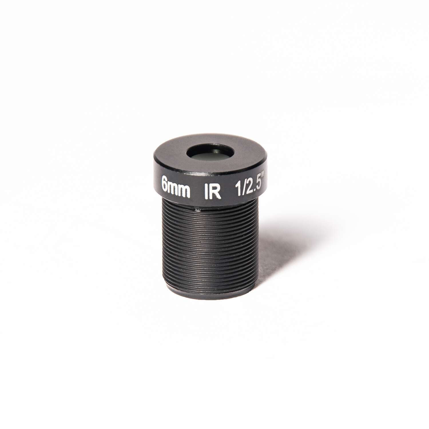 AIDA Imaging 6.0mm HD Megapixel M12 Mount Lens designed for AIDA HD-NDI-MINI with a clear view of the lens.