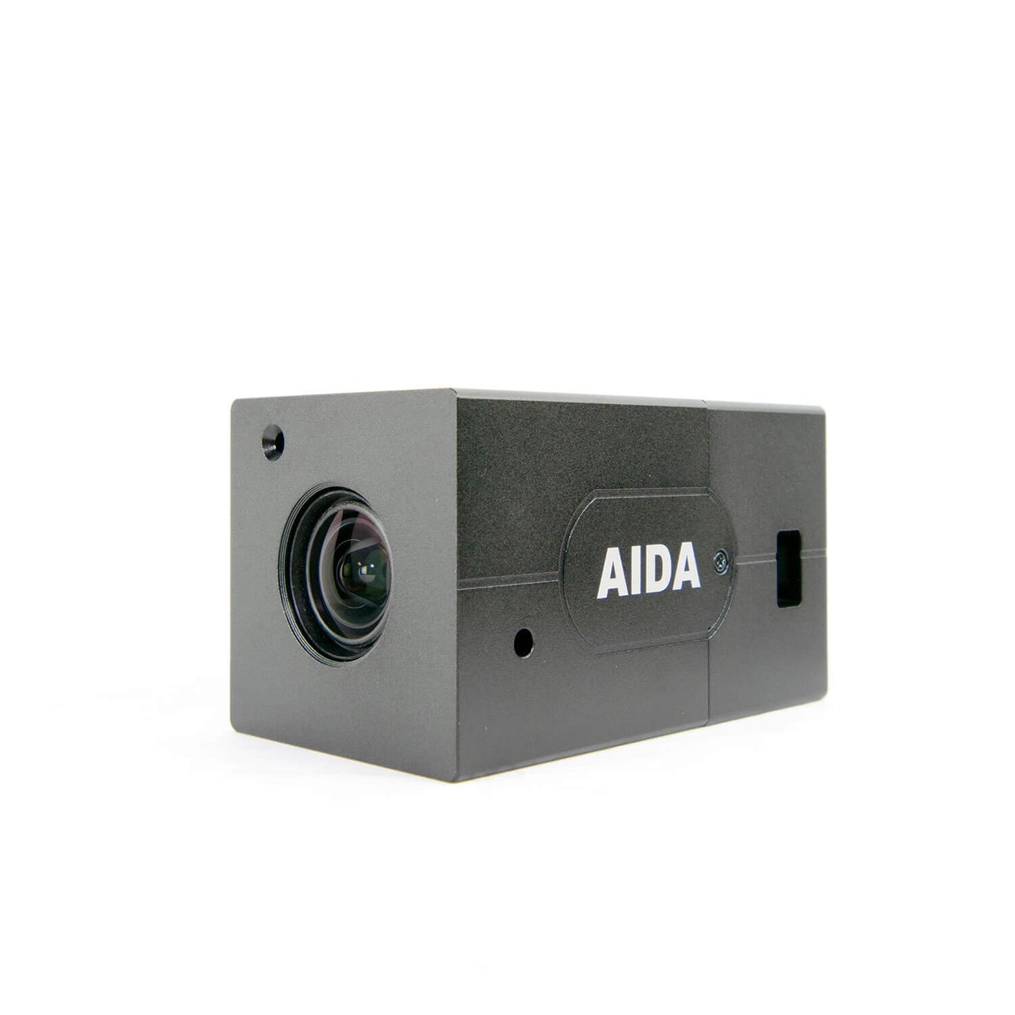 Aida Imaging UHD 4K/30 HDMI 1.4 3X Zoom POV Camera showcasing its compact design and advanced imaging capabilities.