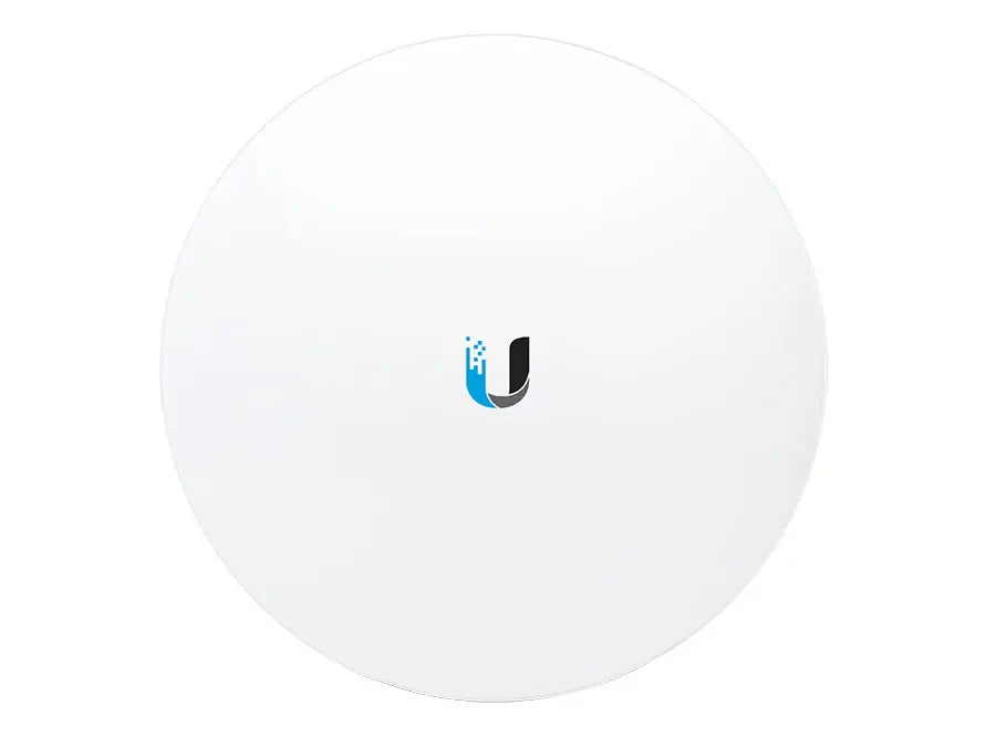 Front view of Ubiquiti UISP airFiberX 5GHz 23dBi 45° Slant Dish Antenna.