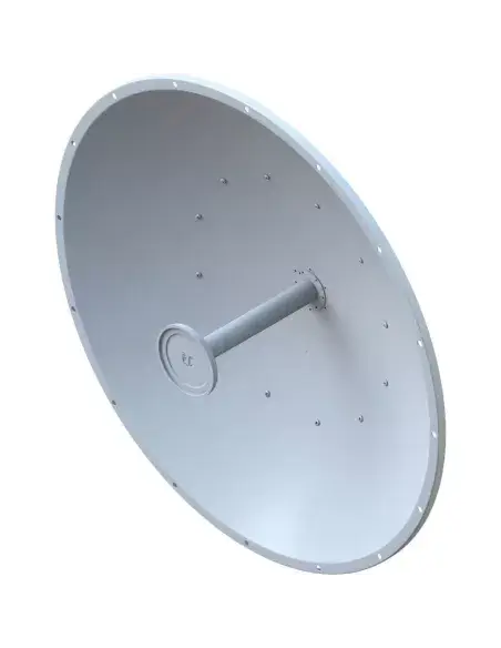 Top view of the Ubiquiti UISP airMAX 5GHz 34dBi Dish Antenna RD-5G34 displaying its surface finish.