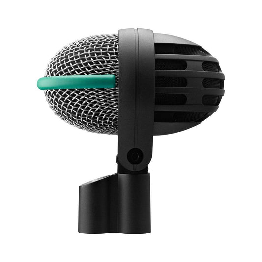 AKG D112 MKII microphone designed for professional bass drum recording, showcasing its robust construction and dynamic capabilities.