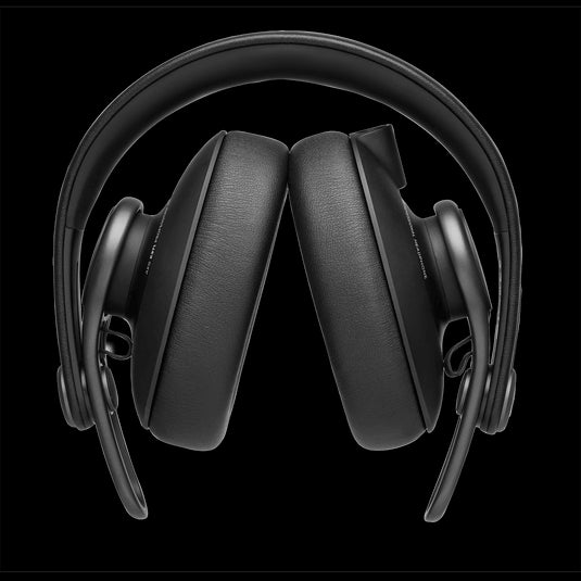 AKG K371 over-ear closed-back foldable studio headphones in a folded position.