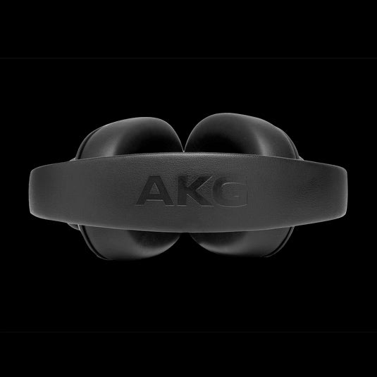 Top view of AKG K371 over-ear closed-back foldable studio headphones.
