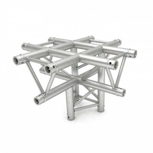 ALUSTAGE TRIO 290 5 Way Center Piece, a durable aluminum trussing component used for stage setups.