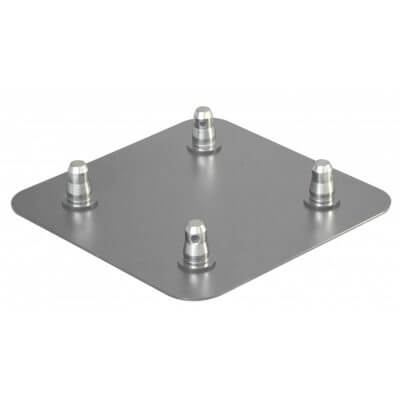 ALUSTAGE QUAD 290 Base Plate measuring 750x750mm for truss systems, without connectors.