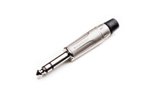 Amphenol M-Series II Stereo Jack Plug with Diecast Shell and SIL Finish