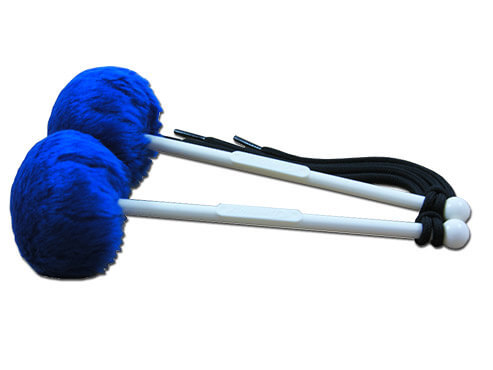 Andante Tenor Drum Beater in blue color, designed for optimal performance with tenor drums.