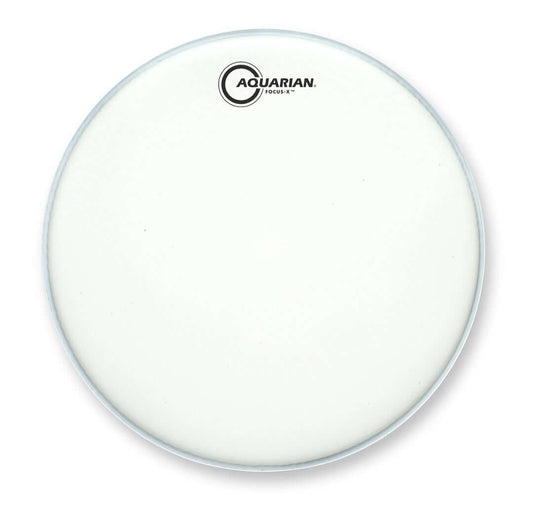 Aquarian 16 inch Focus-X Texture Coated Drumhead designed for premium snare and tom applications.