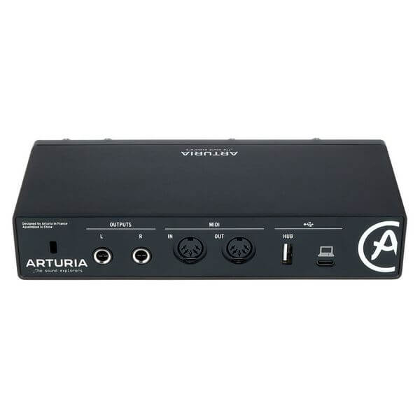 Arturia MiniFuse 2 Black - 2-Channel USB Audio Interface with USB-C Connection