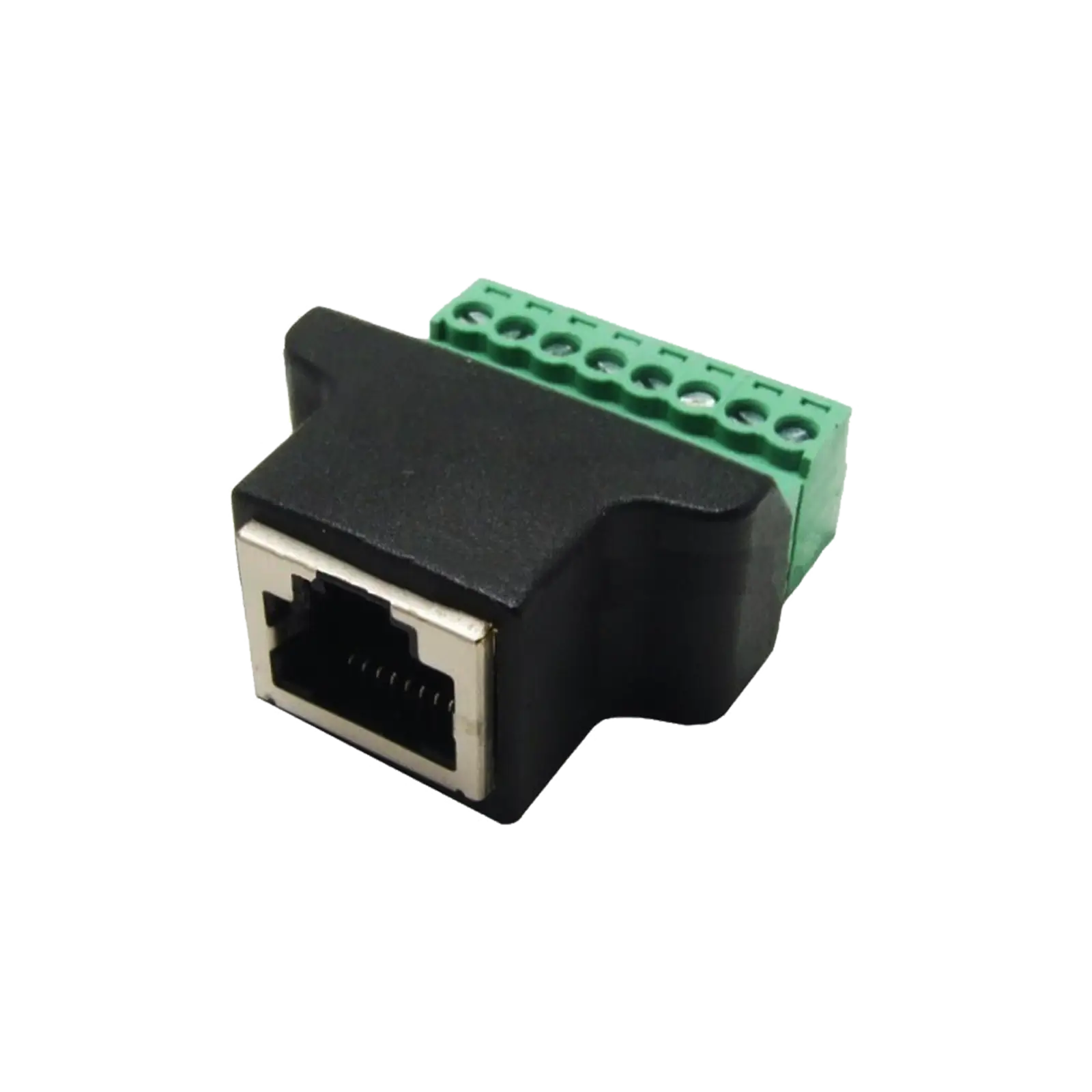 AUDAC CTA845 Cable Test Adapter featuring RJ45 and 8-Pin Terminal Block Connectors