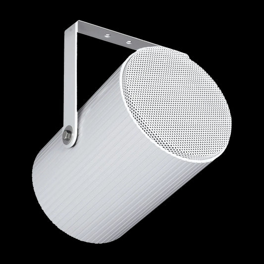 Audac Heavy Duty Sound Projector displayed in a professional setting, showcasing its design and features.