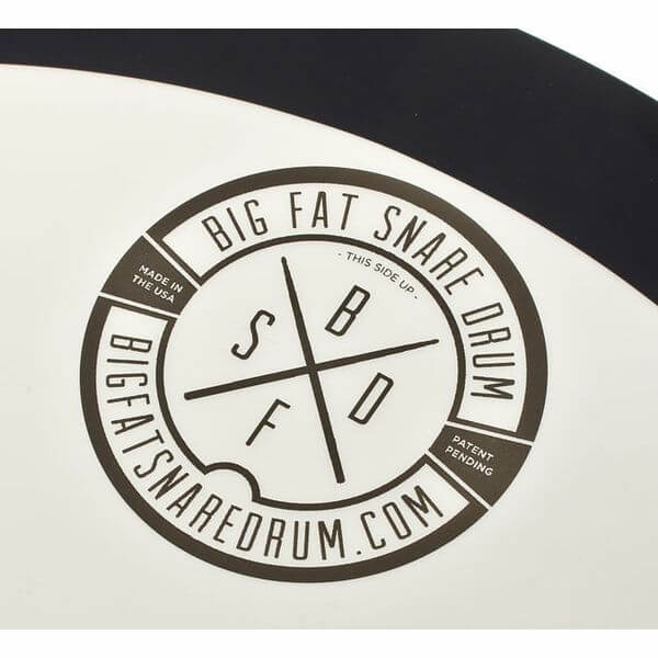 Image of a Big Bang FAT Snare Drum, 14 inches, showcasing its vintage sound enhancing features.