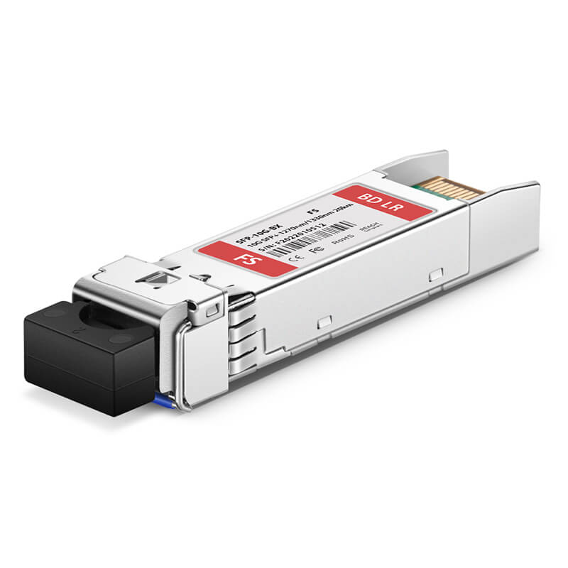 BDCOM SFP 10km Single-Mode Fiber Module featuring a compact design for high-speed data transmission over long distances.
