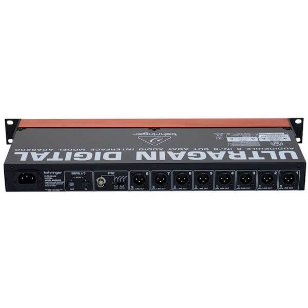 Behringer ADA8200 8-Channel ADAT Audio Interface for seamless audio expansion.