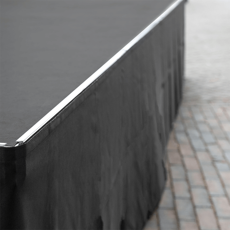 ALUSTAGE W.BS-60205ST skirt for SCA deck, made of high quality polyester, measuring 60x205cm