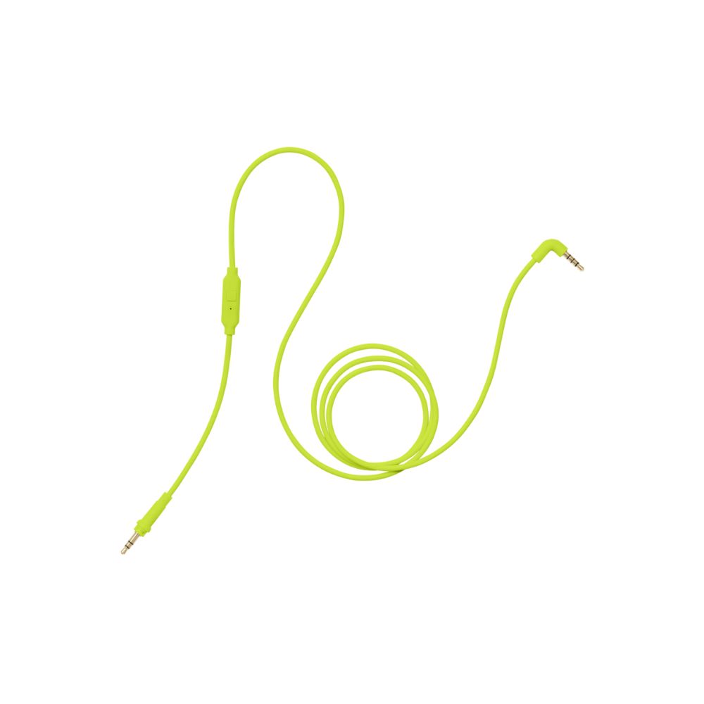 AIAIAI C17 1.2M Neon Cable with Remote and Mic, designed for compatibility with most smartphones.