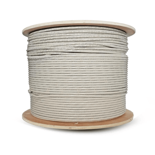 Acconet CAT6 Cable, 500m roll in grey color, suitable for indoor use, made of CCA material.