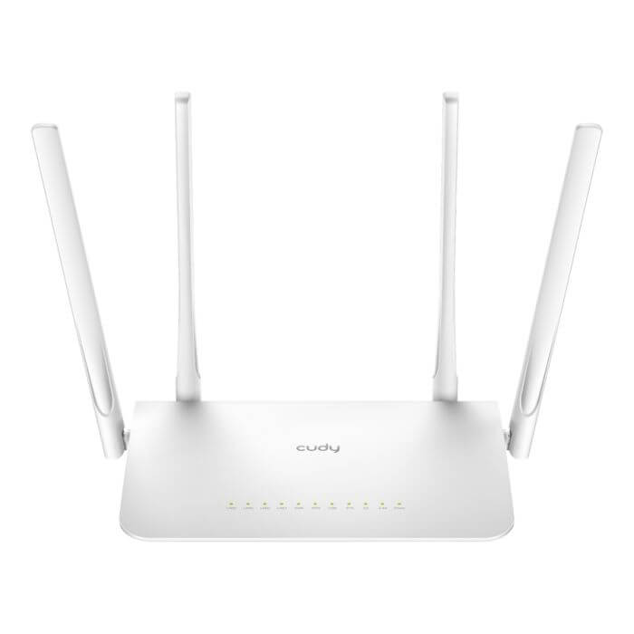 Cudy WR1300 Dual Band WiFi 5 Mesh Router with 1200Mbps speed and 5dBi antennas