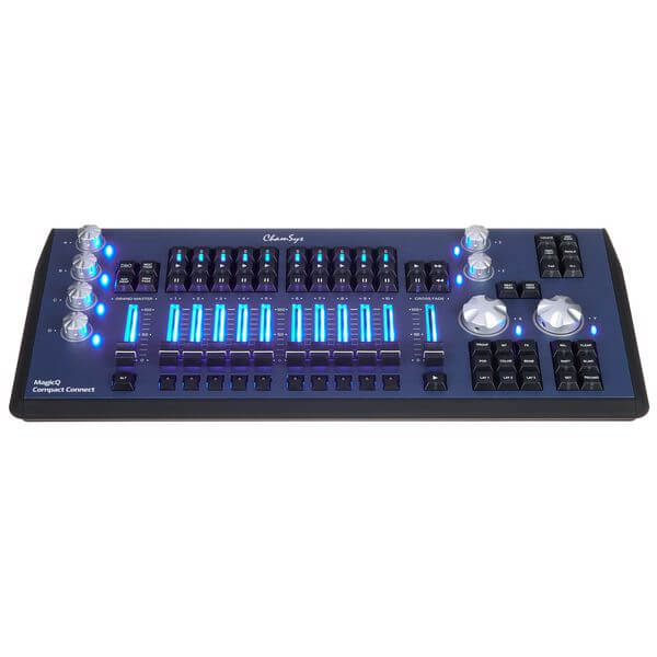 Chamsys MagicQ Compact Connect USB control surface for PC and Mac, featuring 64 universe output.