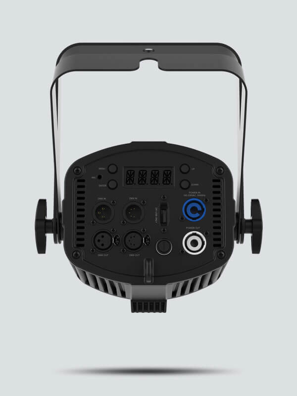 Chauvet DJ EVE P-140VW LED wash light showing its robust design and silent operation features.