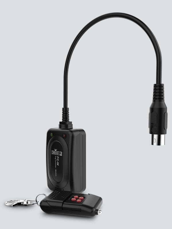 Chauvet DJ FC-W wireless remote control designed for Hurricane 1600 and Haze 4D fog machines.
