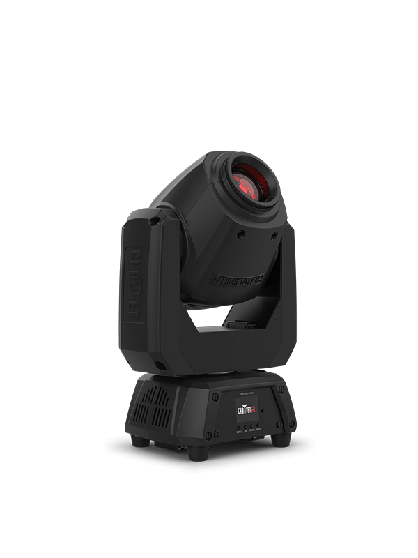 Chauvet DJ Intimidator Spot 260X, a 75W LED moving head spot light featuring a rotating gobo and color wheel.