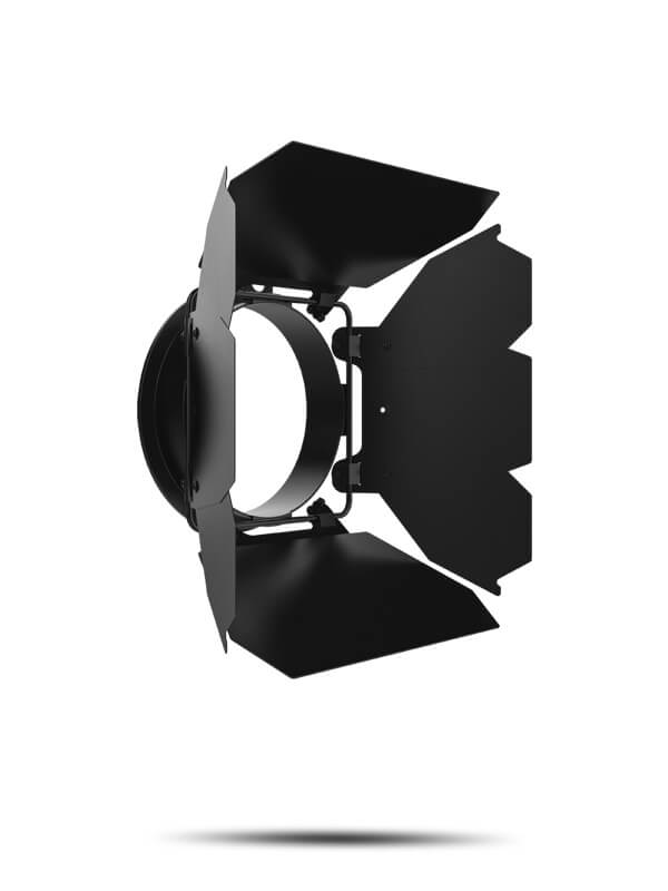 Chauvet DJ Ovation Barndoor accessory designed for EVE series wash lights, featuring a 6.25-inch design.