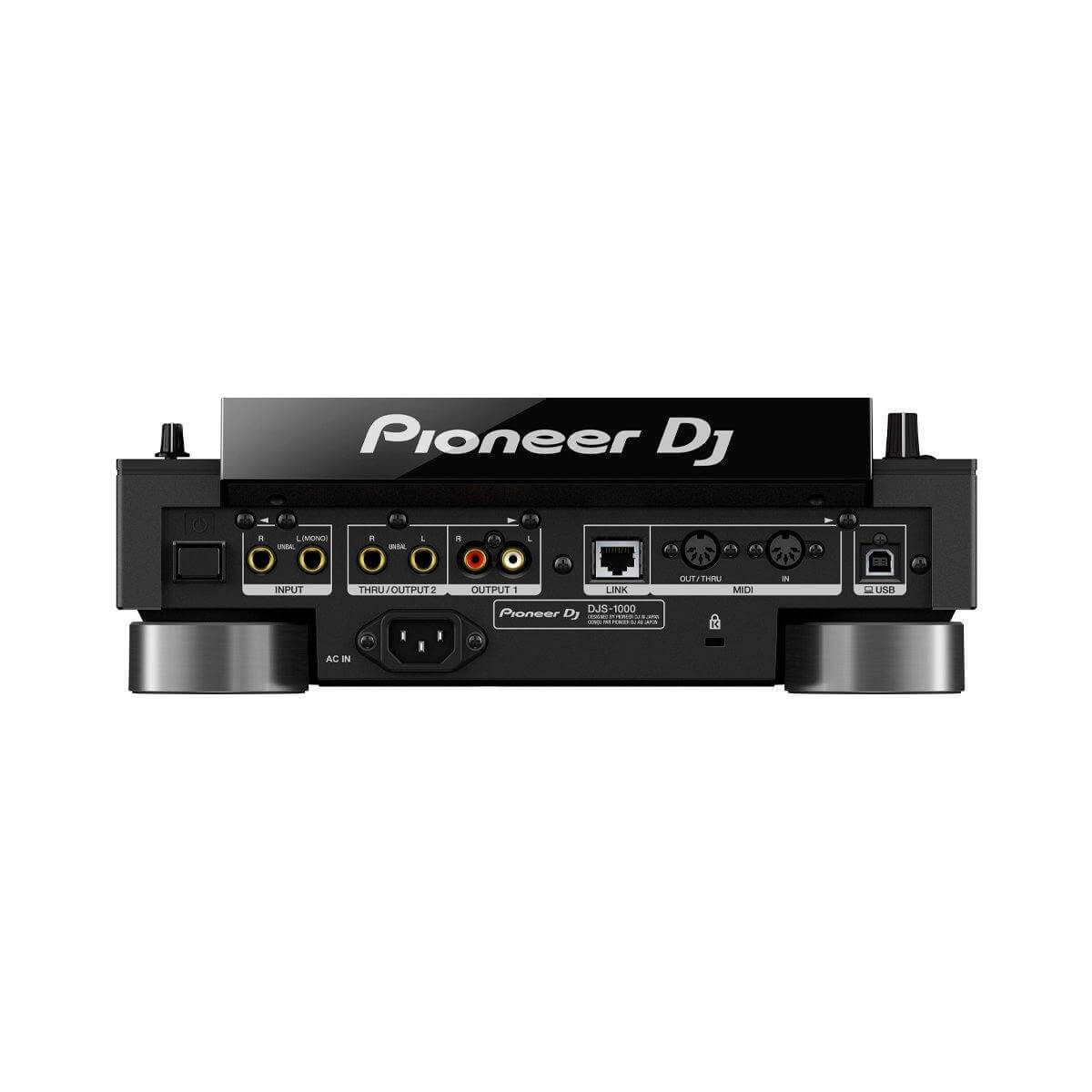 Pioneer DJS-1000 standalone DJ sampler and sequencer showcasing its intuitive interface.