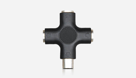 DSPPA D-6269 8-Pin DCN High-Density Aviation Interface designed for conference systems, showcasing its audio-video capabilities.
