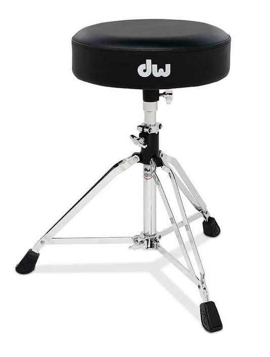 DW 3000 Series Drum Throne featuring a comfortable padded seat and sturdy base.