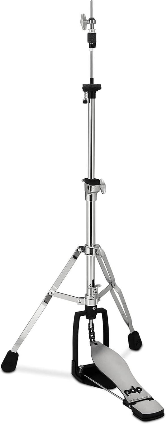 PDP 800 Series 2-Leg Hi Hat Stand displayed in a studio setting.