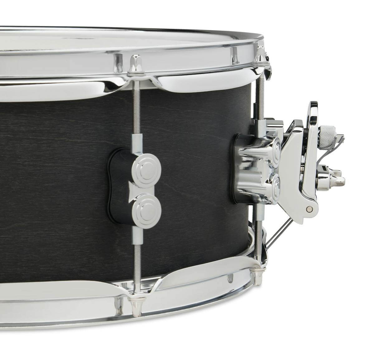 PDP 5.5x14 inch Black Wax Maple Snare Drum with Chrome Hardware
