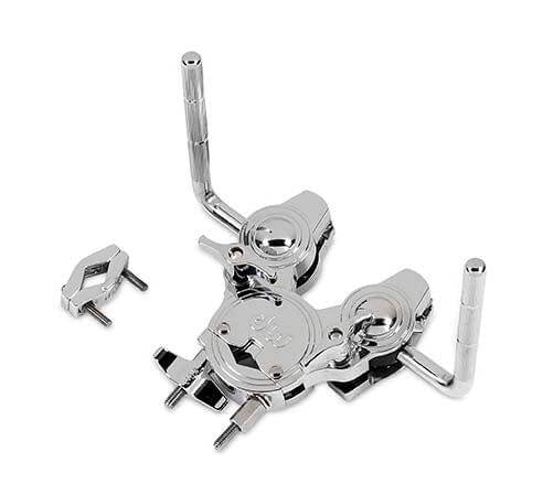 DW Double Tom Clamp with V-Type Memory Lock, designed for secure mounting and stability in drum setups.