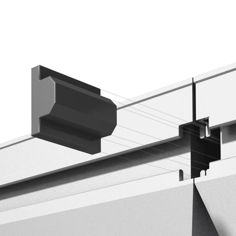 Self-leveling insert designed for stage decks, showcasing the EVERDECK W.SCD 03 product.