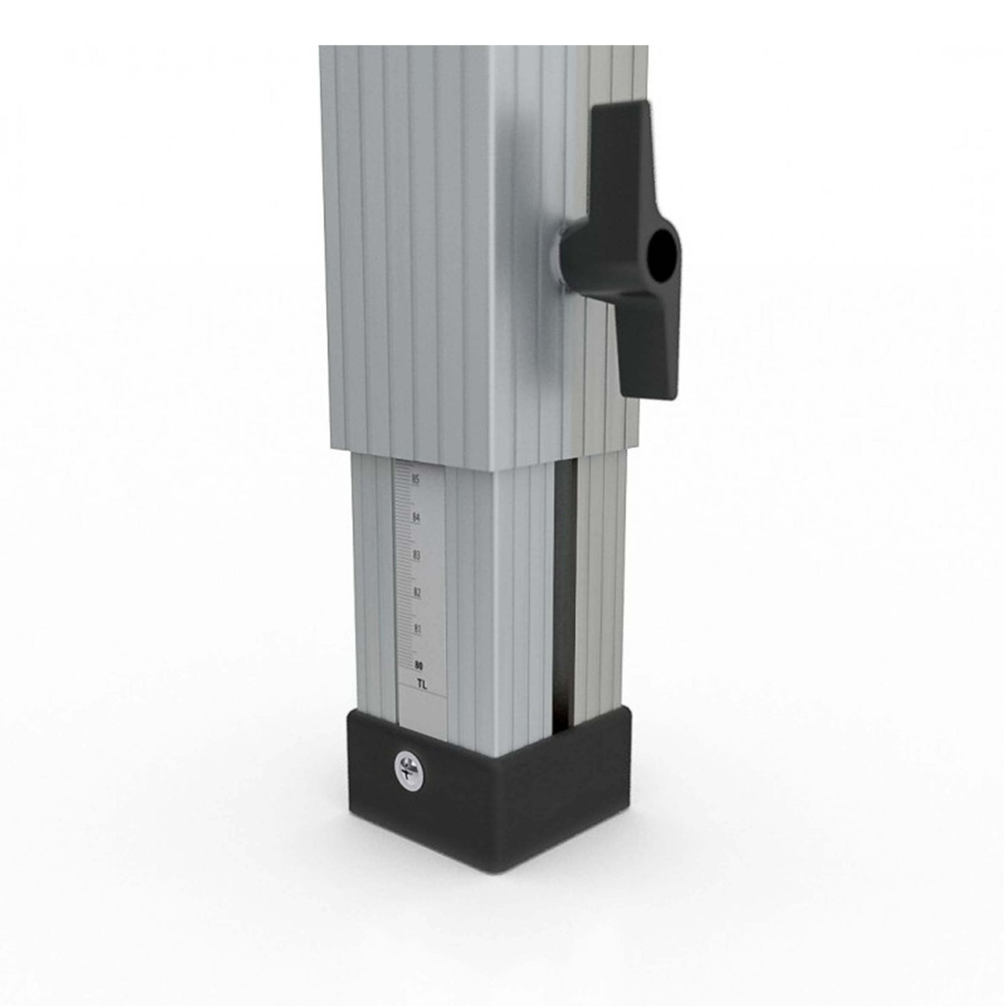 Image of the EVERDECK W.TLE-08 Telescopic Leg, adjustable from 800mm to 1400mm, designed for use with stage platforms.