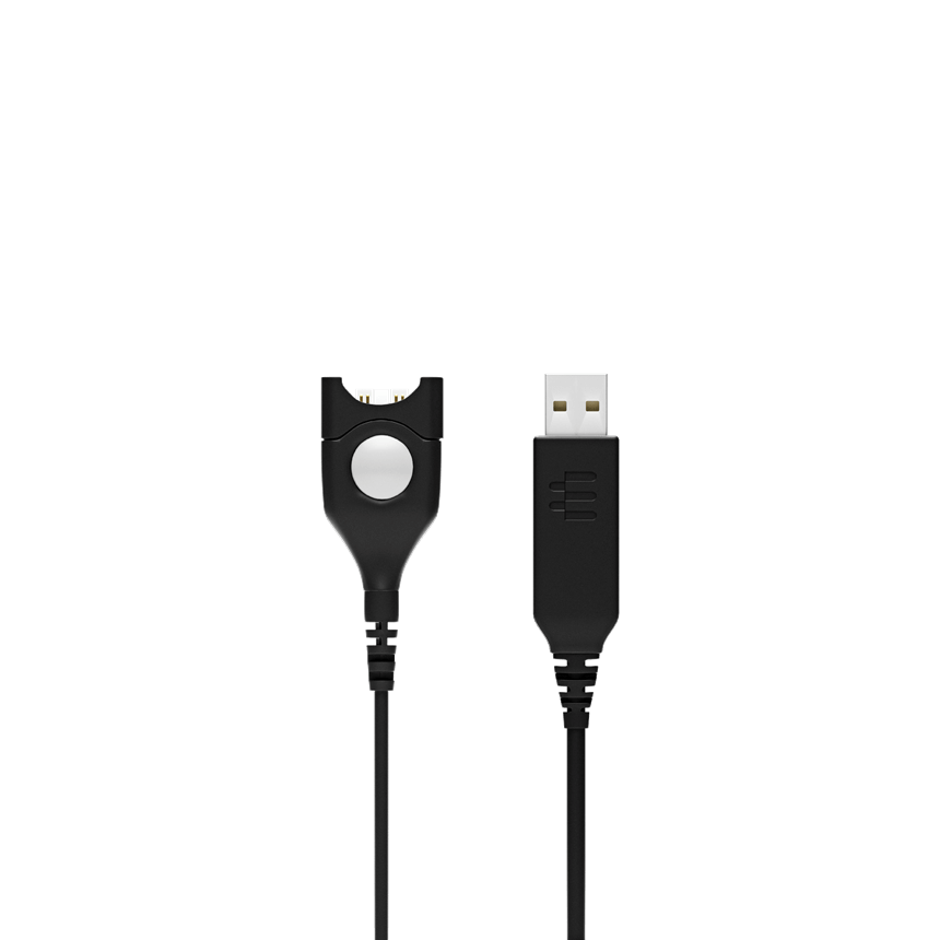 EPOS CCO USB-ED 01 USB to Easy Disconnect Adapter Cable on a white background.