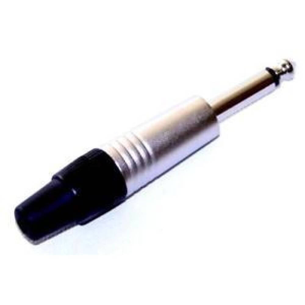 EWI P292 1/4 inch mono jack plug connector displayed in a clear view.
