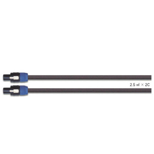 EWI SPS2-20 Speakon to Speakon 2.5mm Speaker Cable, 20 meters long, displayed in the image.