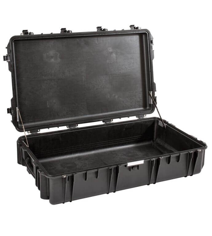 EXPLORER CASES 10826.B D4 108 CM Long Case with Foam designed to hold 6 rifles, featuring a removable lid.