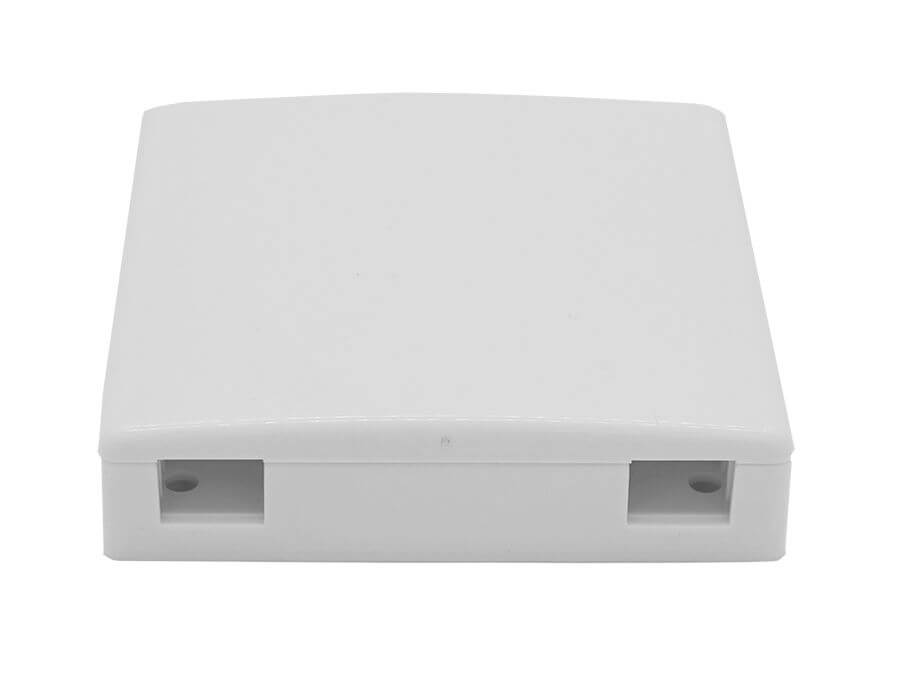 Scoop Fibre Termination Box with 2 ports, designed for efficient fiber optic cable management.