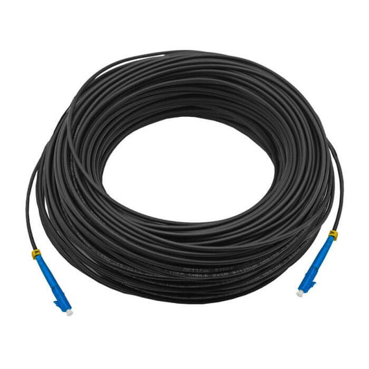 Scoop Fibre Outdoor Uplink Cable 60M LC-LC 1-Core, a single-core fiber optic cable designed for outdoor use.