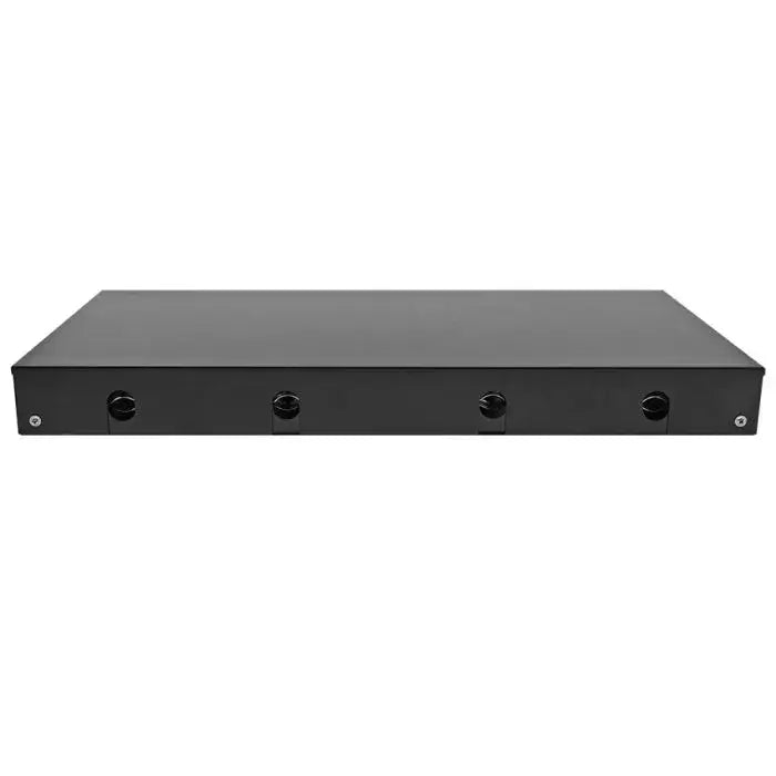 Image of a Scoop Fibre 24 Port Blank Patch Panel, a network component used for organizing and managing fiber optic cables.