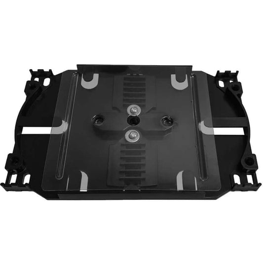 Image of a Scoop 24 Port Fibre Splice Cassette, a product designed for organizing and protecting fibre optic connections.