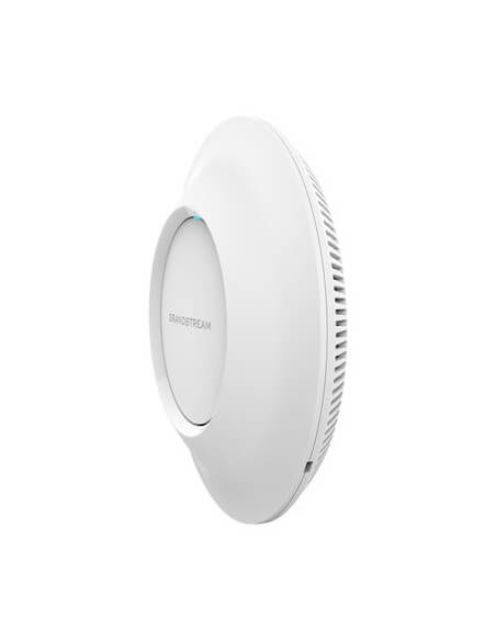 Image of the Grandstream GWN7615 WiFi 5 MU-MIMO Access Point, a ceiling mount access point designed for enterprise use.